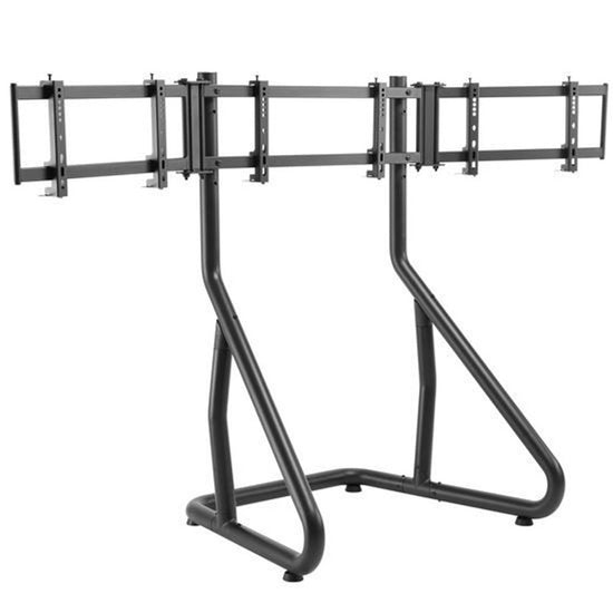BRATECK LRS01-SR02 Gaming Height Adjustable Triple Monitor Stand Designed for LRS01-BS