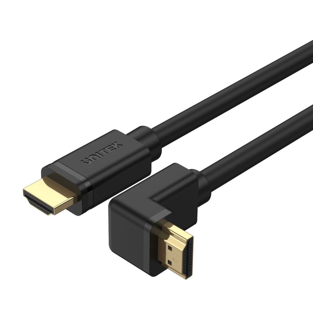 UNITEK 3M 4K HDMI 2.0 Right Angle Cable with 270 Degree Elbow.