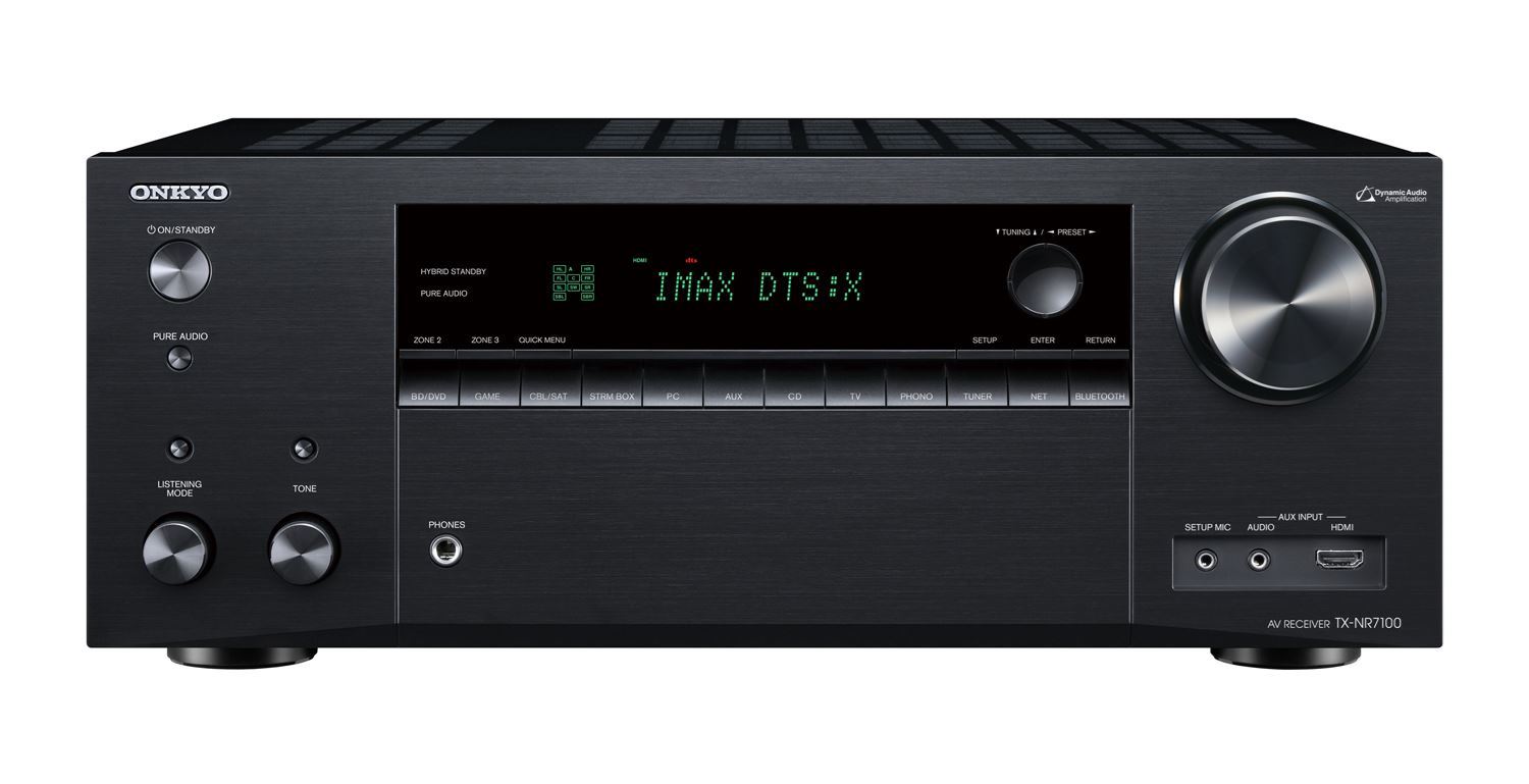TXNR7100B - ONKYO 9.2 CH Home theatre receiver. 3 Audio zones with 2 zones HDMI. Main HDMI out 8K