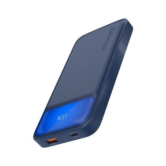 promate 10000mah super-slim power bank with smart led display. tech supply shed