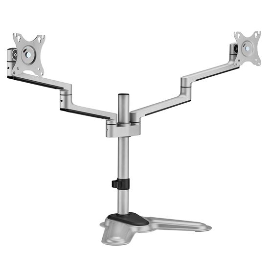 brateck 17"-32" dual arm premium articulating monitor stand. tech supply shed