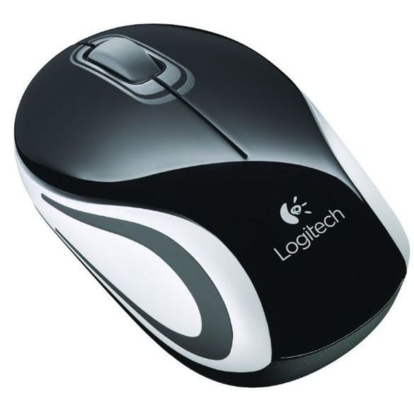 logitech m187 usb wireless mini mouse - black tech supply shed