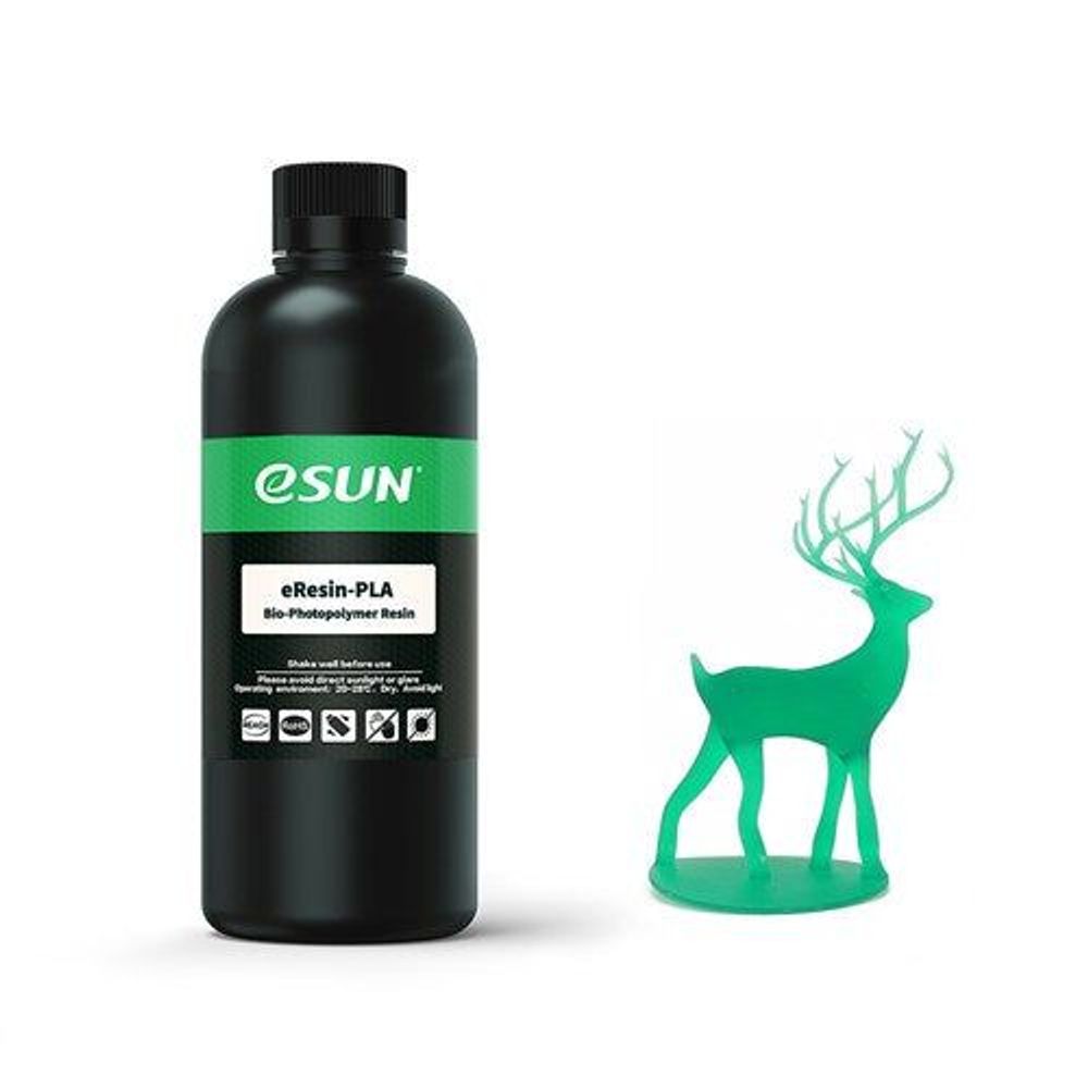 TL4540 eSUN Green 500g PLA Resin for Resin 3D Printers ERESIN-PLA-G05