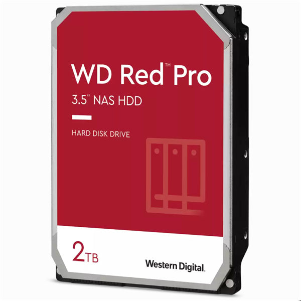 wd red pro sata 3.5" 7200rpm 128mb 2tb nas hard drive tech supply shed