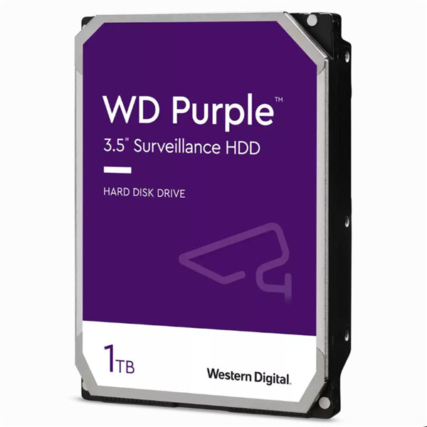 wd purple 1tb sata 3.5" intellipower 64mb surveillance hard drive tech supply shed