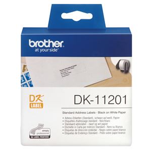 brother dk11201 400 standard address labels 29mm x 90mm tech supply shed