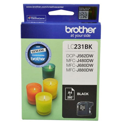 brother lc231bk black ink cartridge tech supply shed