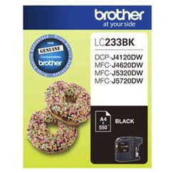 brother lc233bk black ink cartridge tech supply shed