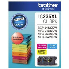 brother lc235xlcl3pk colour ink cartridge triple pack tech supply shed
