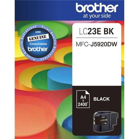 brother lc23ebk black ink cartridge tech supply shed