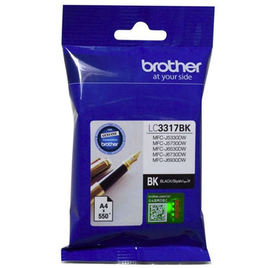 brother lc3317bk black ink cartridge tech supply shed