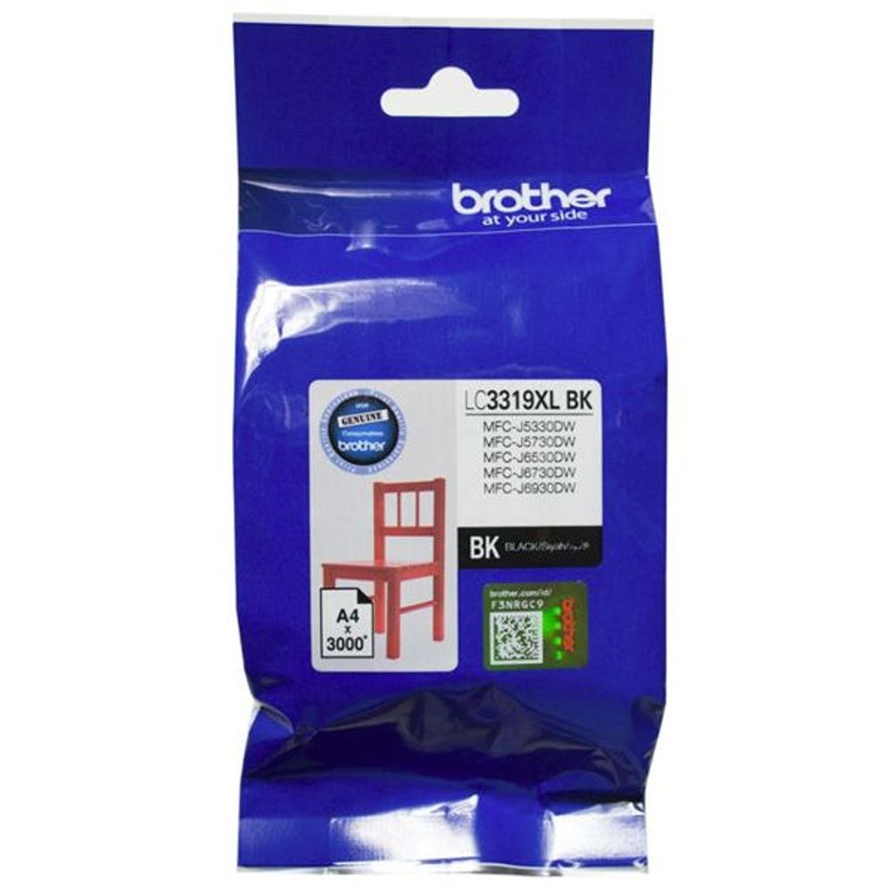 Brother LC3319XL High Yield Ink Cartridges Black