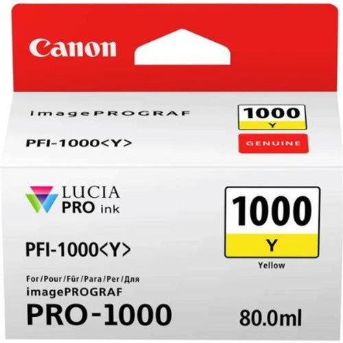 canon pfi-1000y yellow ink cartridge tech supply shed