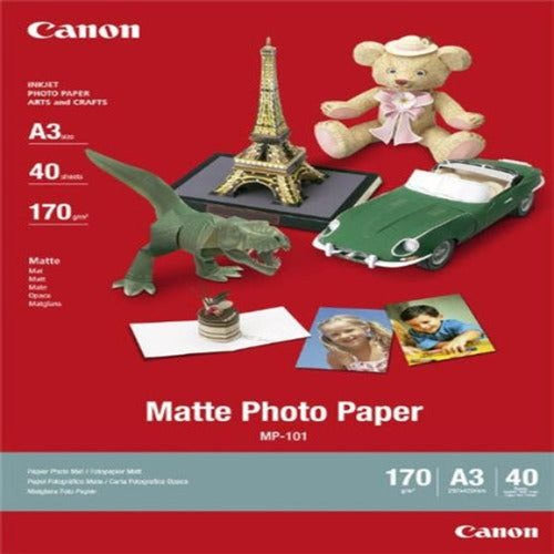 canon mp-101 a3 matte 170gsm photo paper - 40 sheets tech supply shed