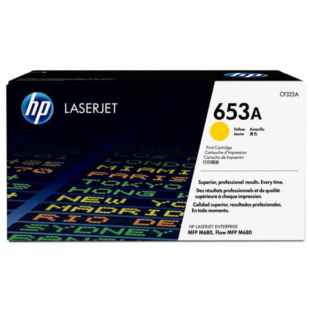 HP 653A Toner Cartridges Yellow