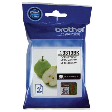 brother lc3313bk black ink cartridge tech supply shed
