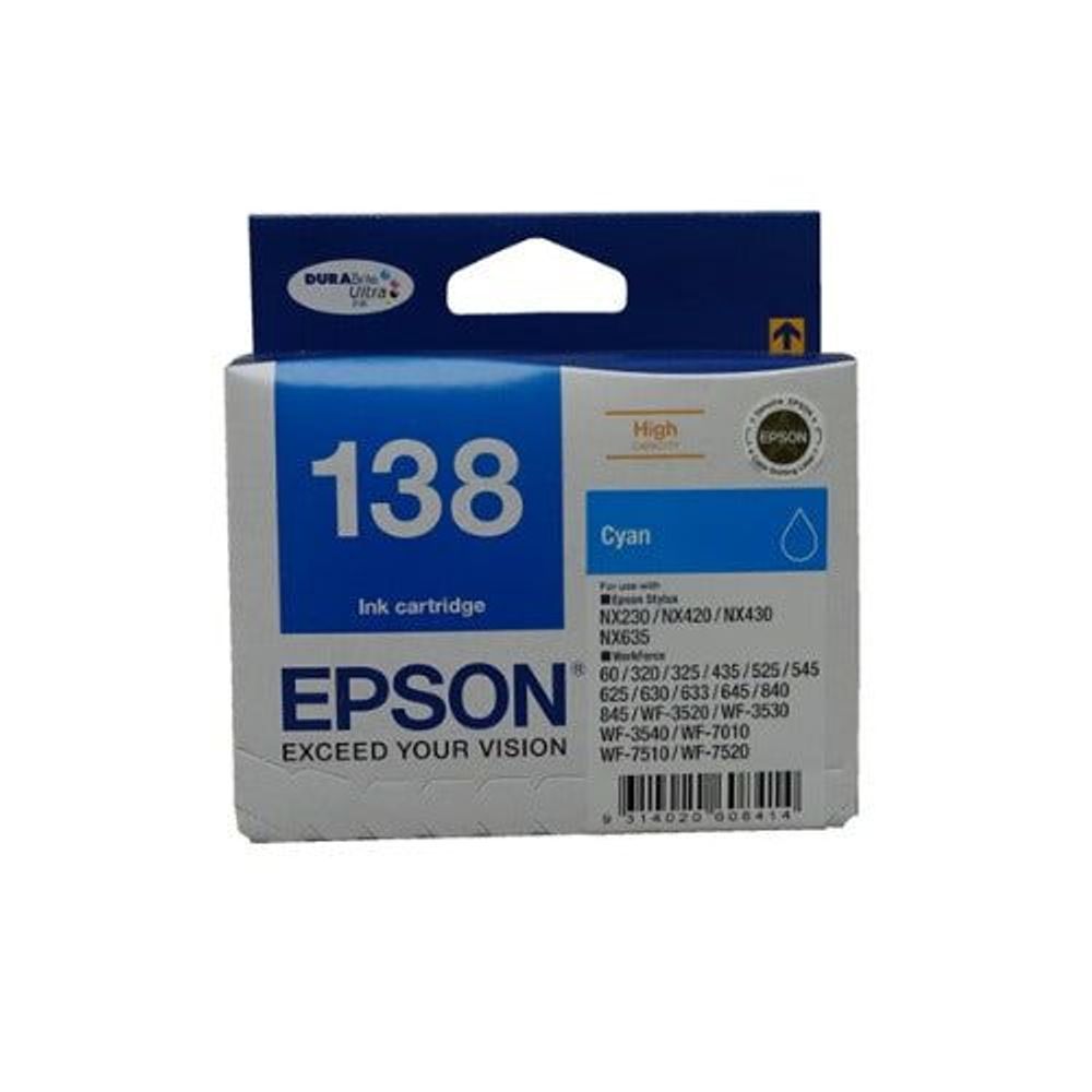 Epson 138 Black High Yield Ink Cartridge