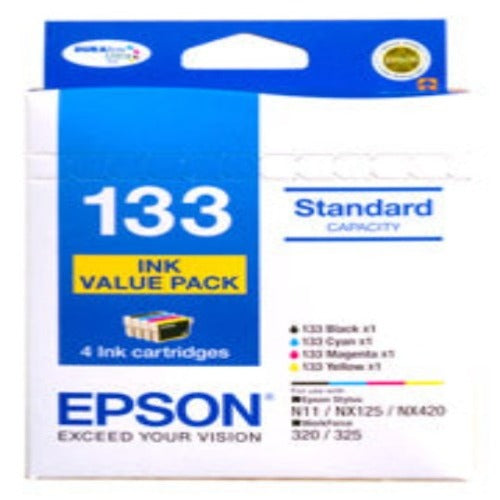 epson 133 4 ink cartridge value pack tech supply shed