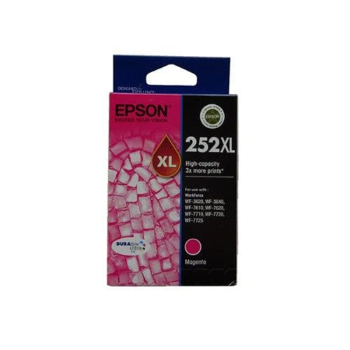 epson 252xl magenta high yield ink cartridge tech supply shed