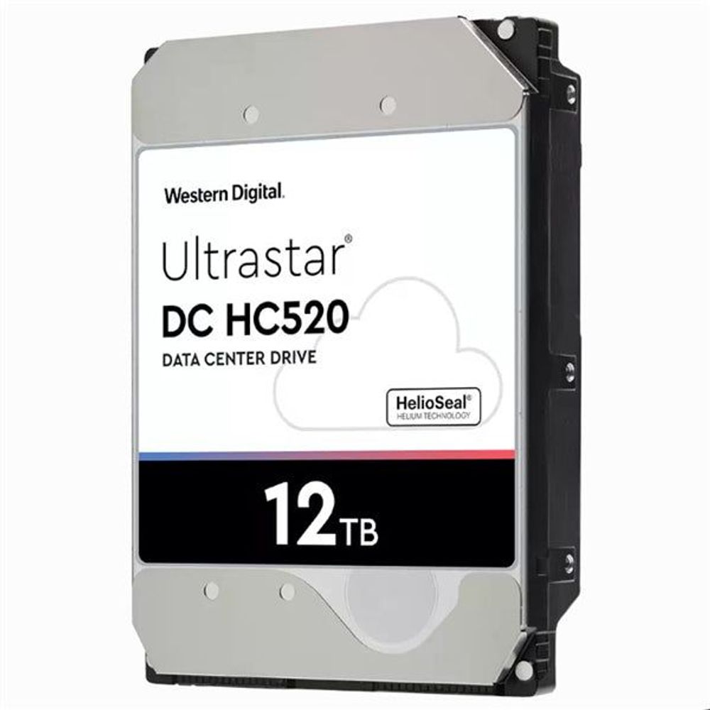 WD Ultrastar 12TB DC HC520 SATA 3.5" 7200RPM 256MB NAS Hard Drive