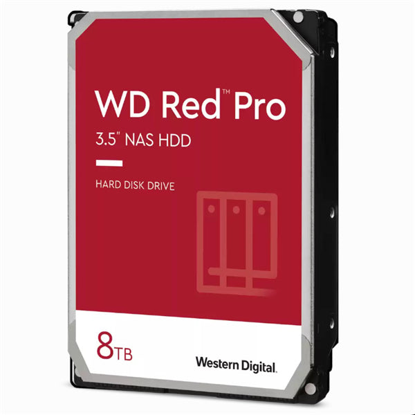 wd red pro 8tb sata 3.5" 7200rpm 256mb nas hard drive tech supply shed