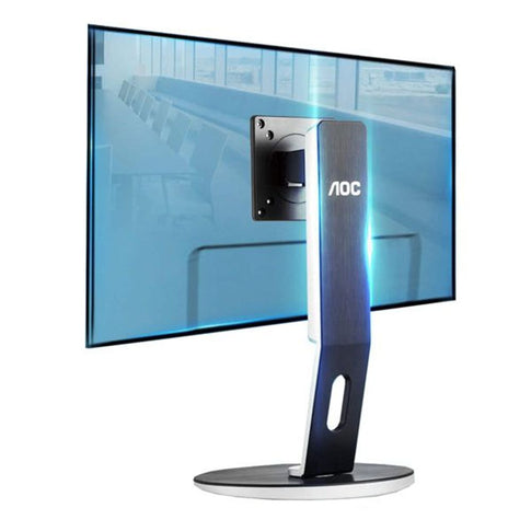 aoc h271 24-27" lcd 4 way adjustable monitor stand 75/100mm vesa