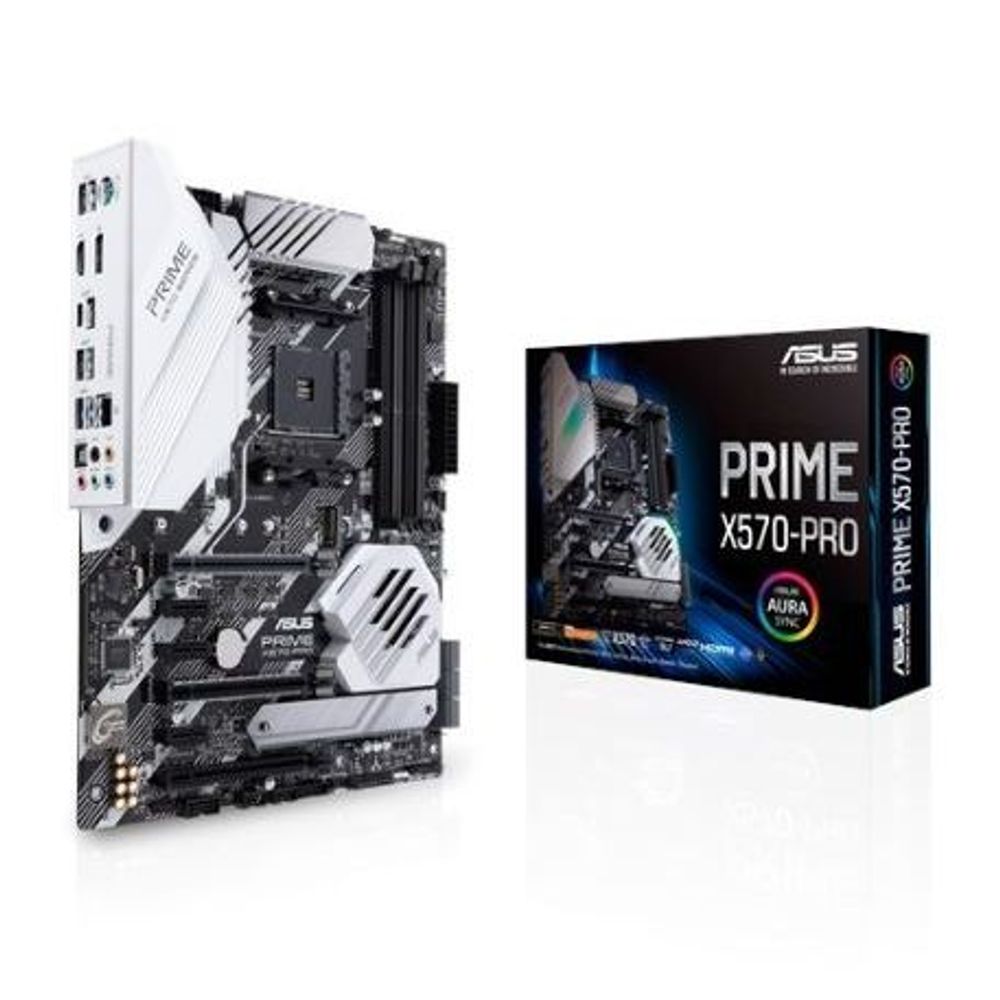 ASUS Prime X570-Pro/Csm AM4 ATX 4xDDR4 PCIe 4.0 M.2 USB3.2 Raid Motherboard Acc Life Time License