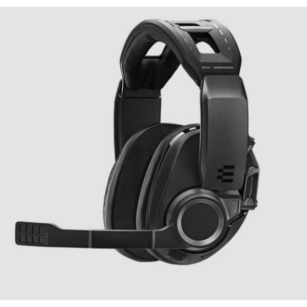 epos gsp 670 closed acoustic multi-platform 7.1 surround sound wireless gaming headset - black  tech supply shed