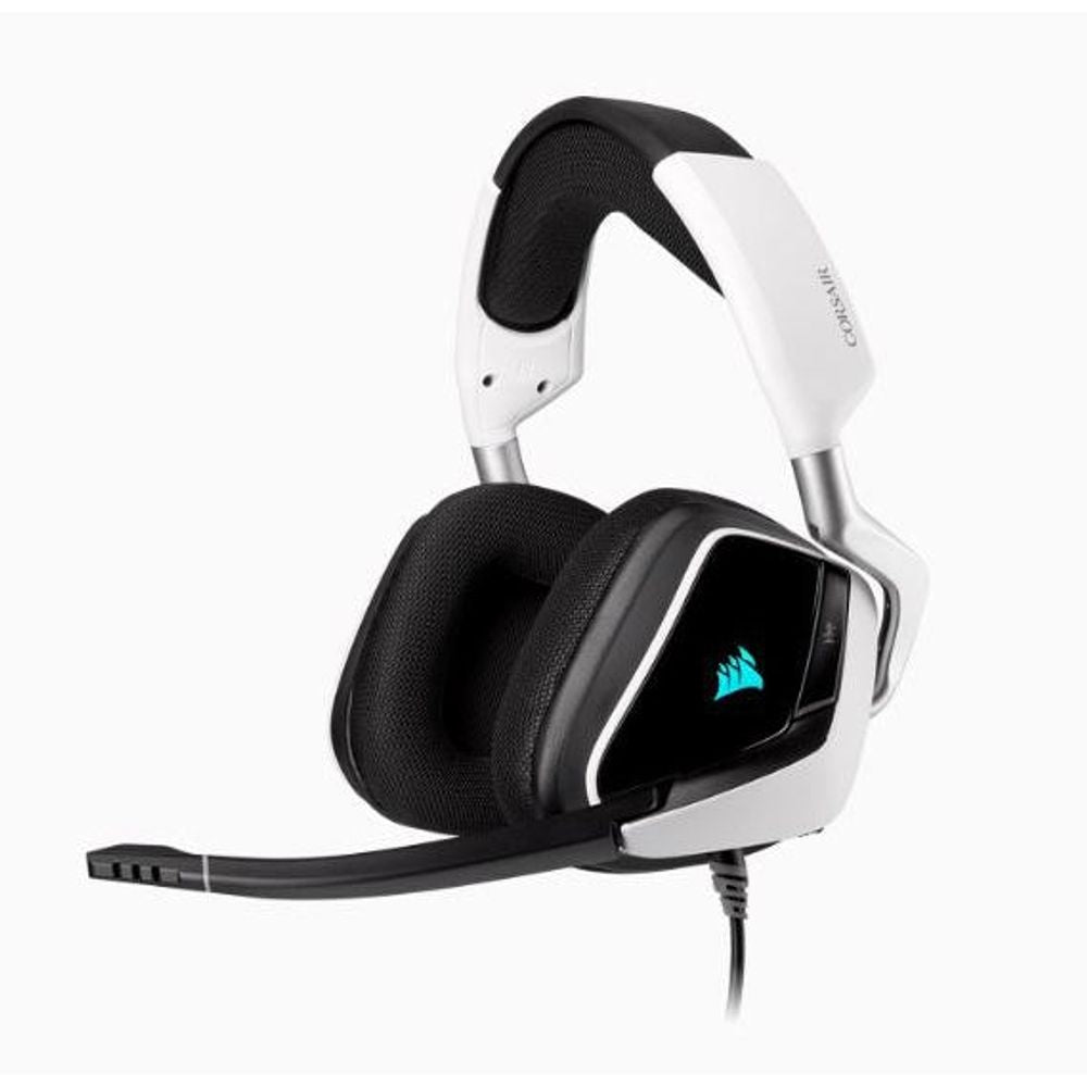 Corsair Void RGB Elite USB Premium Gaming Headset with 7.1 Surround Sound - White