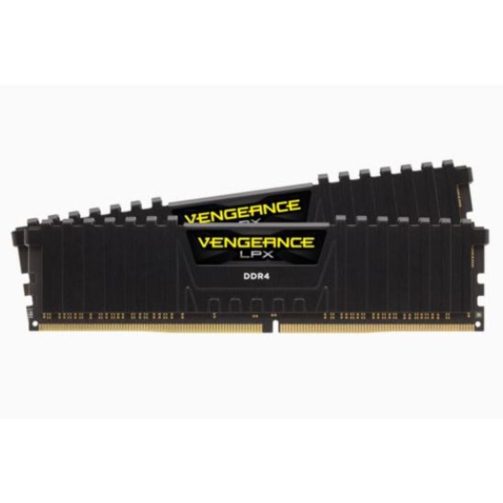 Corsair Cmk16gx4m2z3200c16 DDR4, 3200MHz 16GB 2 X 8GB Dimm, Unbuffered, Vengeance LPX Black Heat Spreader, 1.35v, Supports Amd Ryzen and Intel 200