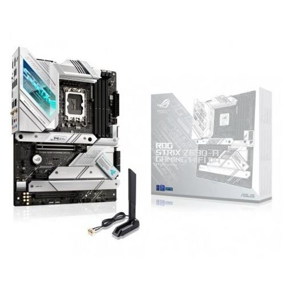  ASUS Prime Z690-A LGA 1700(Intel 12th) ATX Motherboard (16+1  DrMOS,PCIe 5.0,DDR5,4X M.2, Intel 2.5 Gb LAN,USB 3.2 Gen 2 Front Panel  Type-C,Thunderbolt™ 4,Aura Sync RGB Lighting) : Electronics