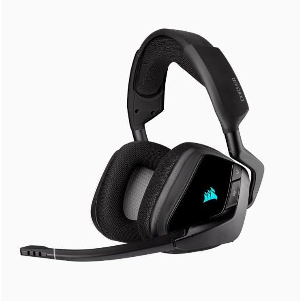 Corsair Void RGB Elite Wireless Premium Gaming Headset with 7.1 Surround Sound - Black