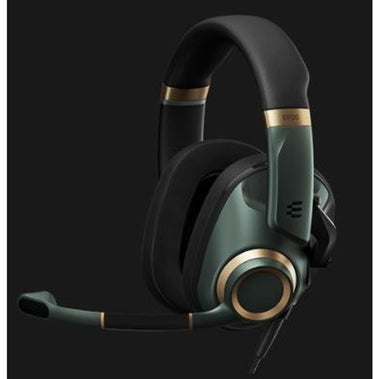 epos h6 pro closed acoustic gaming headset racing green  tech supply shed