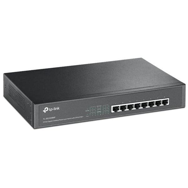 tp-link sg1008mp 8 port gigabit desktop/rackmount switch with 8x poe+ tech supply shed