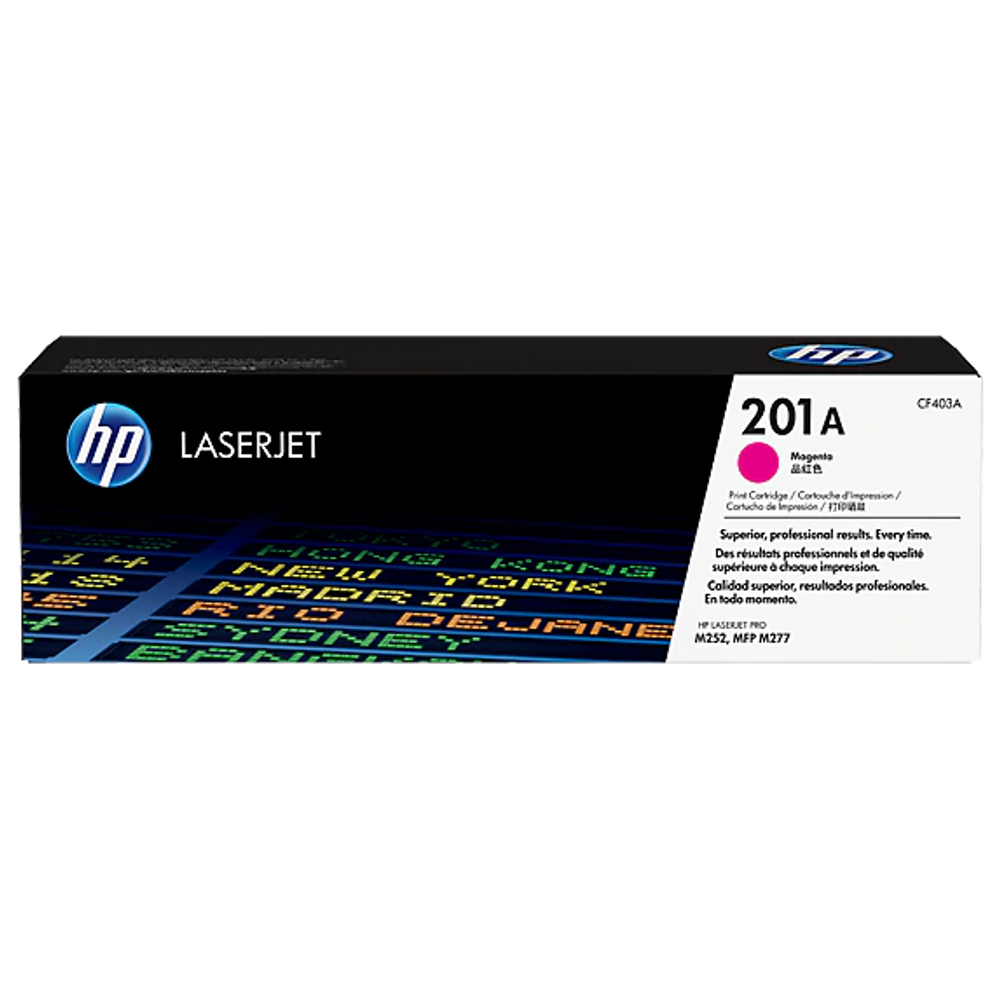 HP 201A LaserJet toner cartridge, magenta
