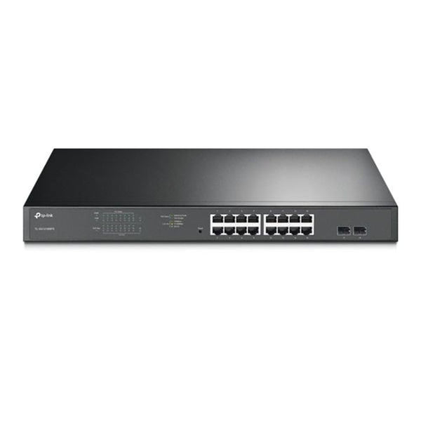 tp-link sg1218mpe jetstream 16 port gigabit easy smart poe/poe+ switch with 2 fibre ports tech supply shed
