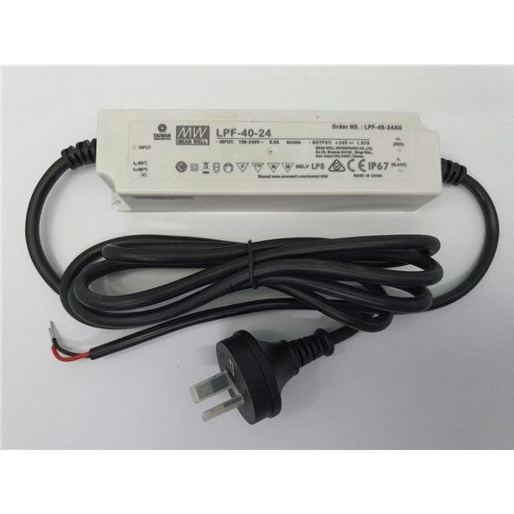 LPF-40-24 - 40W 24V 1.67A Ip67 Led Driver