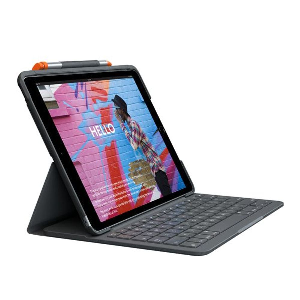 Logitech Slim Folio with Bluetooth Keyboard for 7th Gen iPad