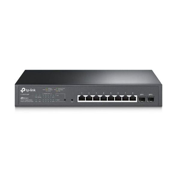 tp-link tl-sg2210mp easy smart switch 8 port poe+ tech supply shed