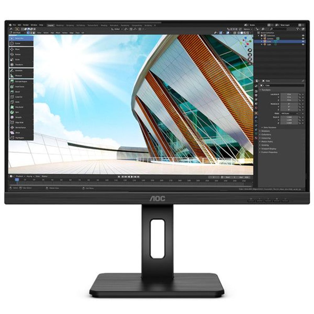 AOC 27P2Q 27" 1920x1080 IPS HD Monitor 75Hz