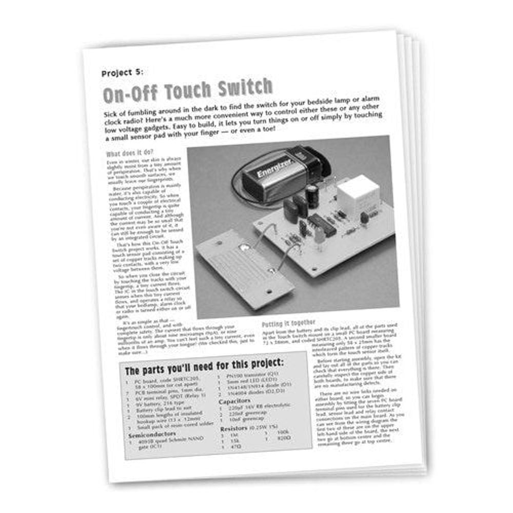 KJ8209 Instructions to suit SC2 Project - KJ8209 Touch switch