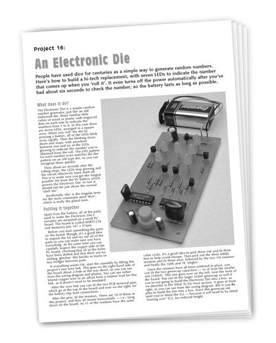 kj8223 instructions to suit sc2 project #16 - electronic dice (kj8222) tech supply shed