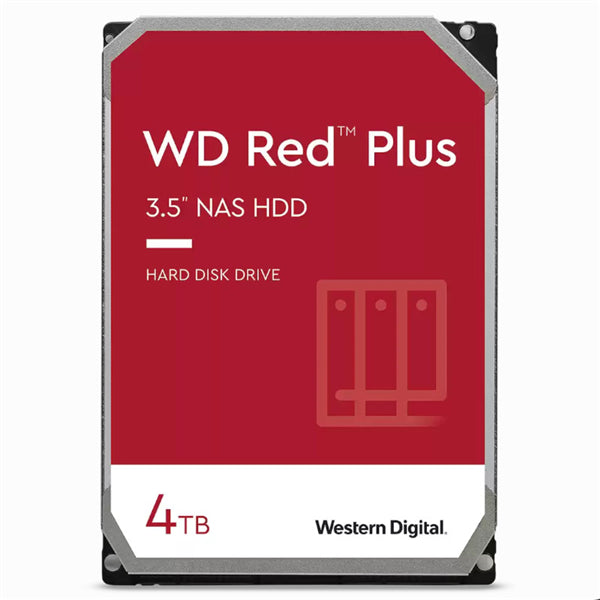 wd red plus 4tb 128mb 5400rpm nas hard drive tech supply shed