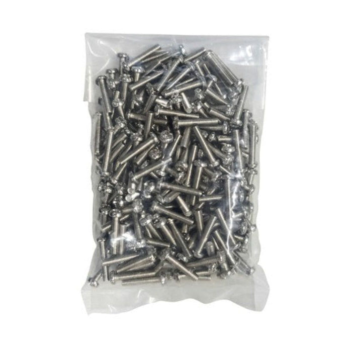 hp0407 m3 x 15mm steel screws - pack of 200 tech supply shed