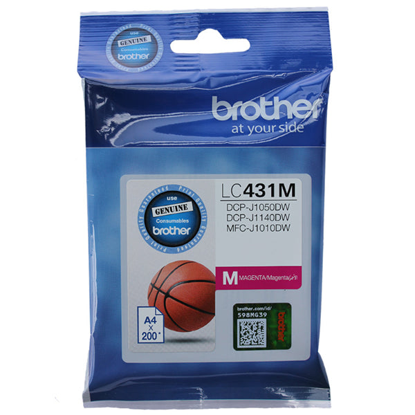 brother lc431m magenta ink cartridge tech supply shed