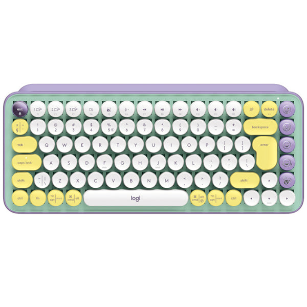 logitech pop keys wireless emoji keyboard - mint green tech supply shed