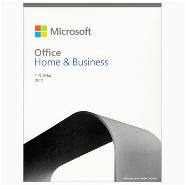 microsoft office home & business 2021 retail no media tech supply shed