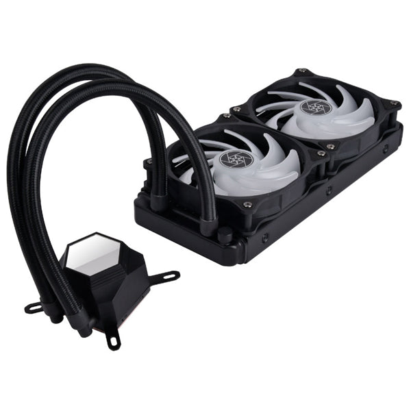 silverstone pf240-argb-v2 permafrost liquid cooler tech supply shed