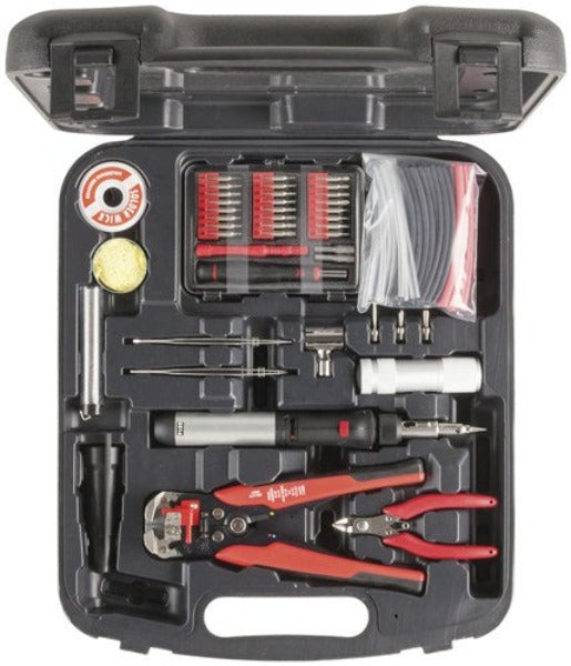 ts1115 pro soldering gas kit with screwdriver set/stripper/heatshrink tech supply shed
