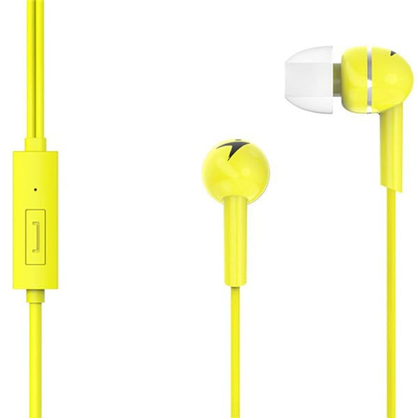 Genius_HS-M300_Yellow_In-Ear_Headphones_w/_Microphone_|_Tech_Supply_Shed